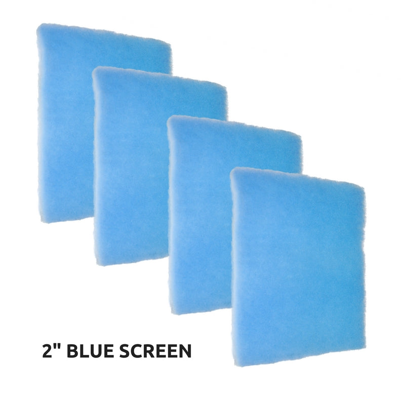 2" Blue Screen Air Filter — view 2