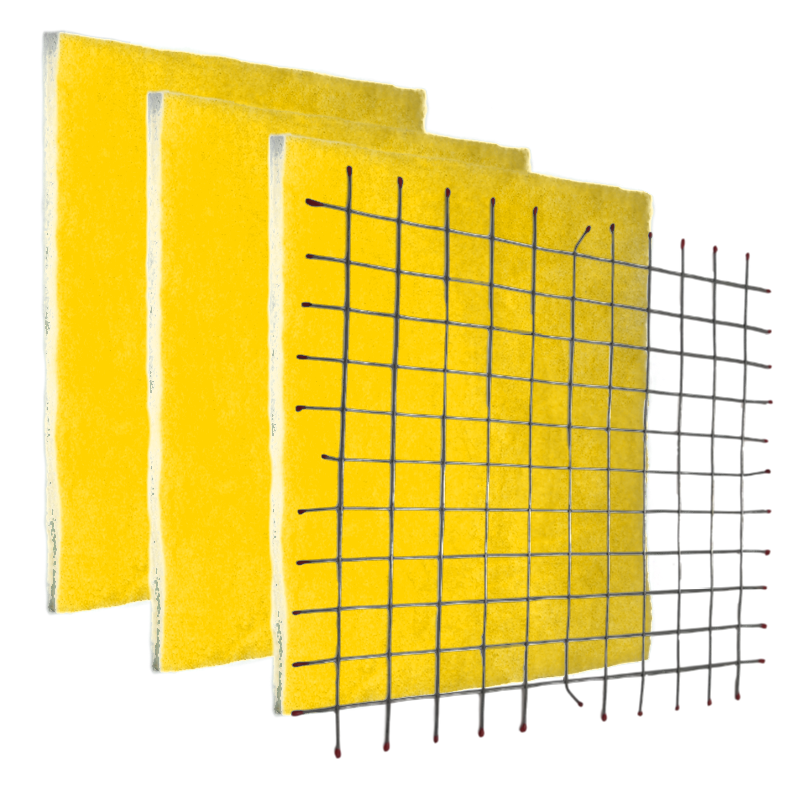 Starter pack with fixed grid and three 1" Yellow Screen MERV 11 filters