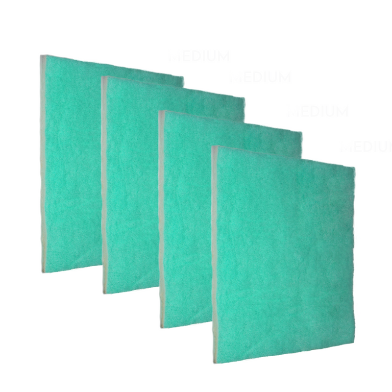 1" Green Screen Air Filter MERV 10 — view 2