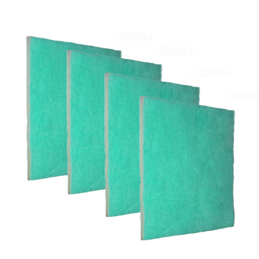 1" Green Screen Air Filter MERV 10 — view 2