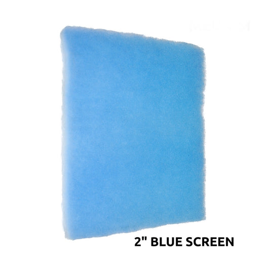 2" Blue Screen Air Filter
