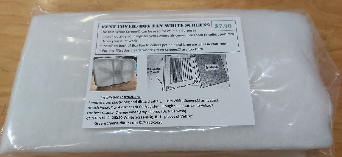 Vent Media Filters - 2 pack